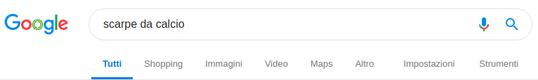 esempi di ricerca du google long tail